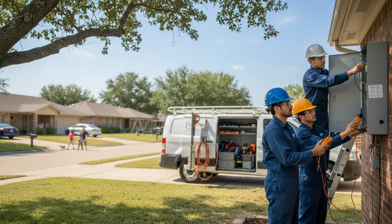 Certified electrician providing emergency electrical services in Tyner, KY